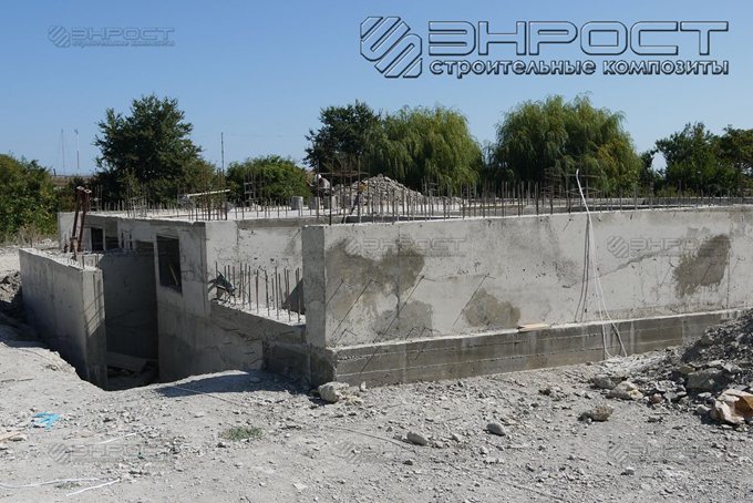 Применение стеклопластиковой арматуры "ROCKBAR" в фундаменте дома, г. Новороссийск